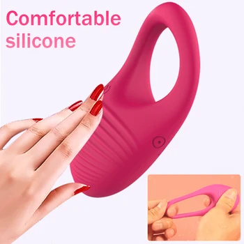 10 Speeds Penis Vibrator Wireless Remote Control Vibrating Cock Ring Clitoris Stimulator Delay Ejaculation Ring Sex Toys For Men 3