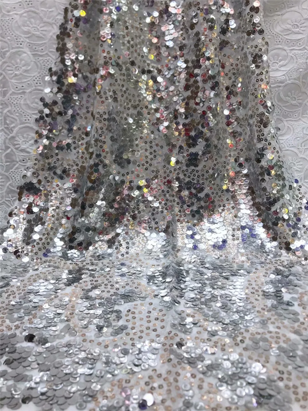 Esewing персиковые нигерийские кружева с блестками ткань индийские нигерийские кружевные ткани вышивка африканский тюль французские кружевные материалы для женщин