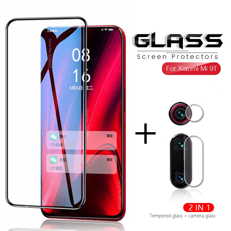 Защитное стекло 2 в 1 для Xiaomi Mi 9T Pro защитная пленка экрана камеры закаленное