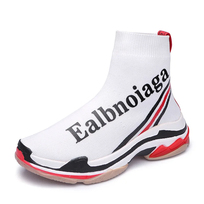 

Wa zi xie 2018 Spring And Summer New Style Korean-style Elasticity wa zi xie Women's Thick Bottomed Fly Woven Couples Sports Foo