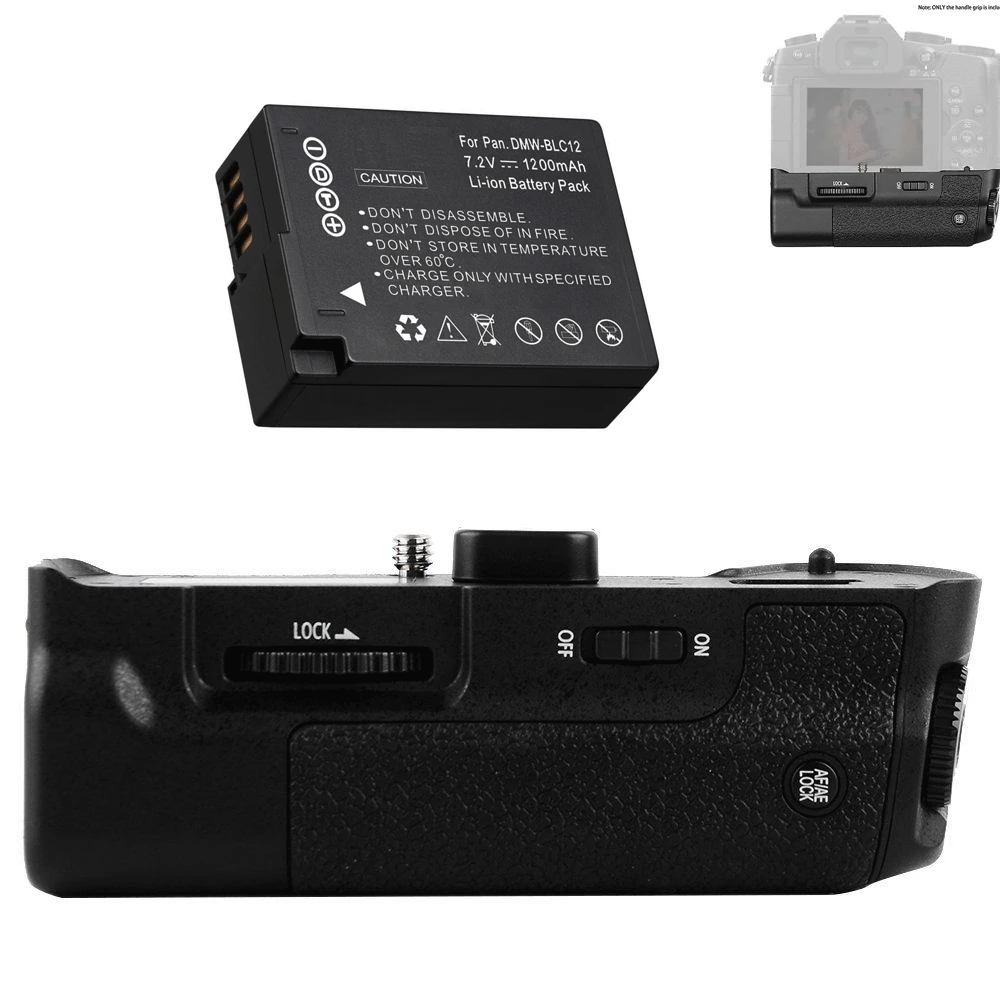 

JINTU вертикальный блок питания батарейного блока + 1 шт. BLC12 батарея для Panasonic Lumix DMC-G80 G85 DSLR фотоаппаратов запасная деталь