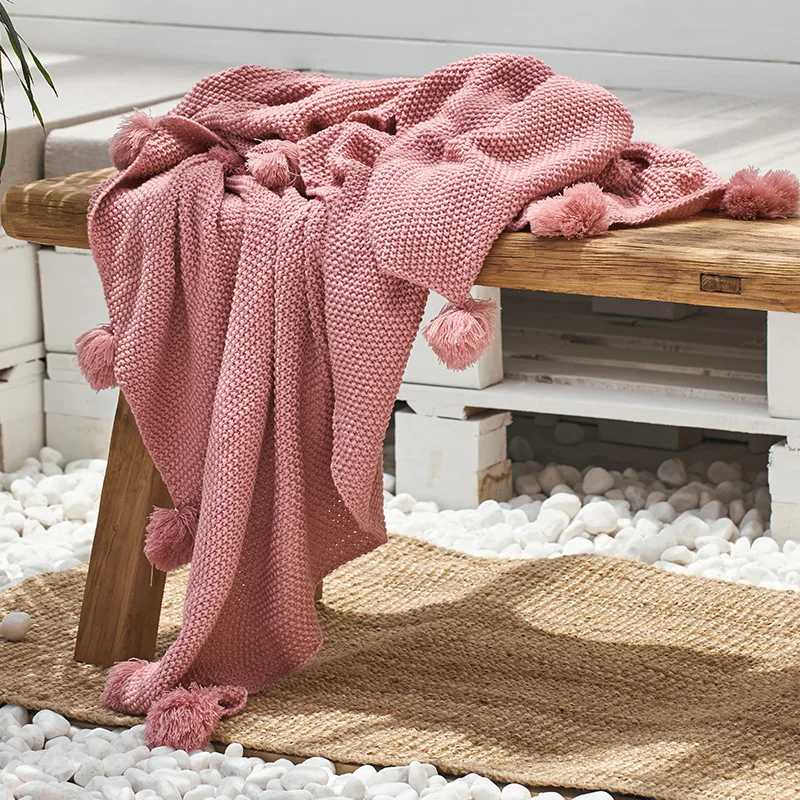 Мэри акриловое одеяло вязаное одеяло мягкие загрузки аксессуары конец полотенце кровать и завтрак сон одеяло подставка под фото полотенце