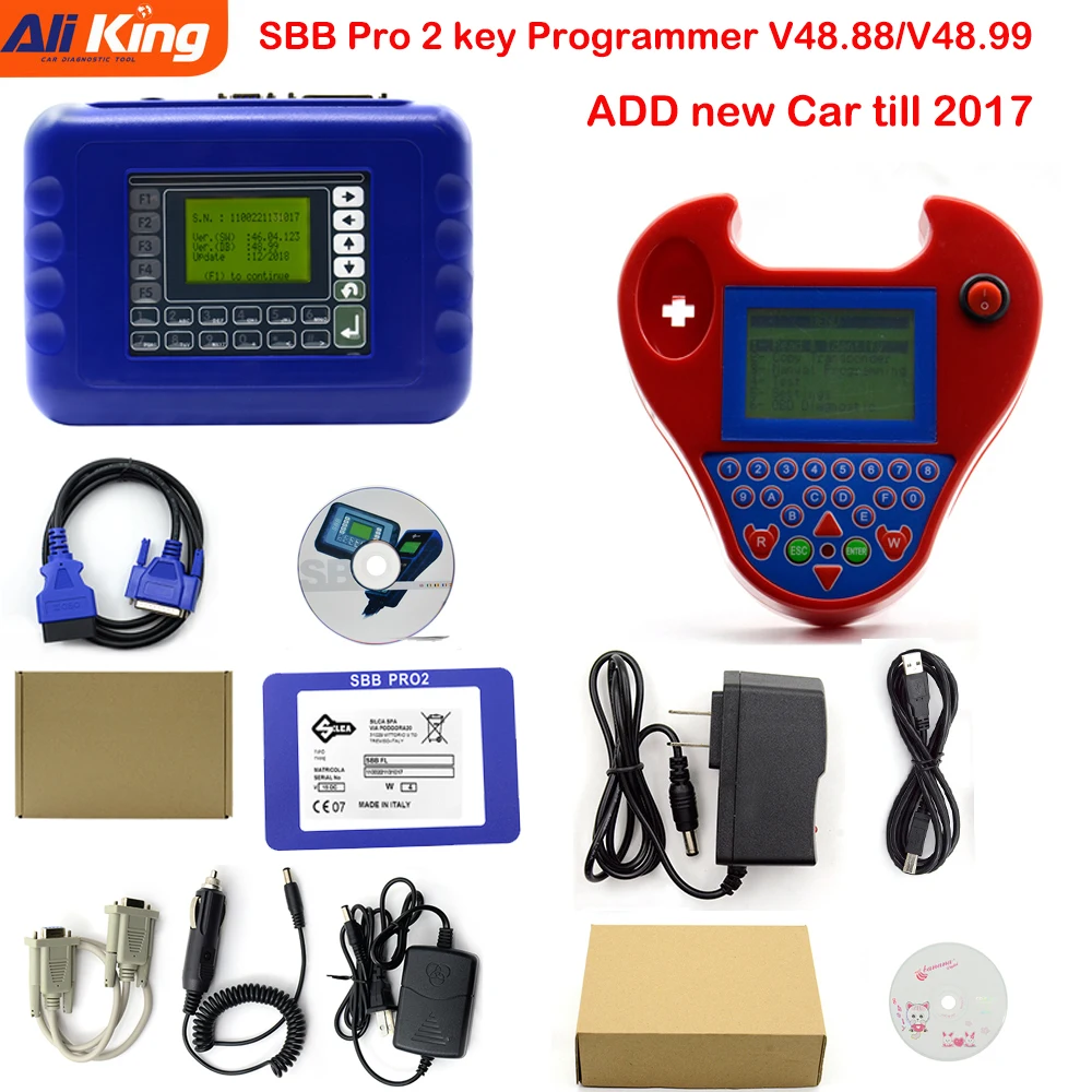 

Factory Price SBB PRO2 V48.88 Updated add New Cars to 2017 Multi-Language Supports For Toyota G Chip sbb auto key programmer