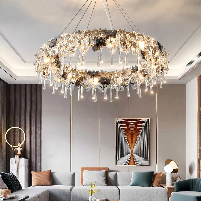 

Modern hanglamp Crystal Chandeliers candelabro Luxury Chandelier Lighting Led Room Lights For Living Room Bedroom Dining Room