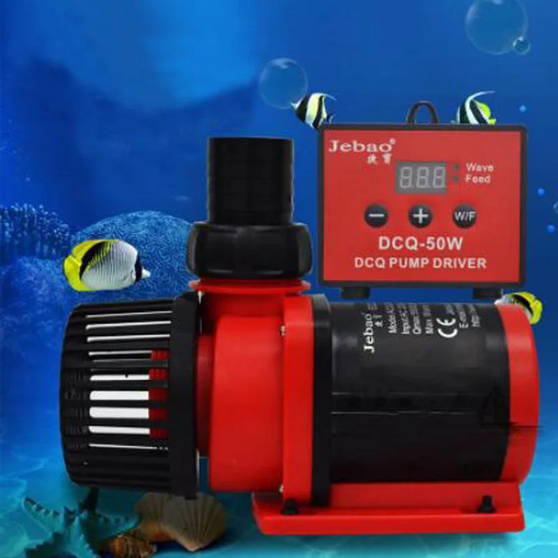 

Jebao DCQ-5000 LCD Display Controllable DC Return Water Pump for Marine Aquarium Sump Pump Fish Tank Wave Maker 5000L/h