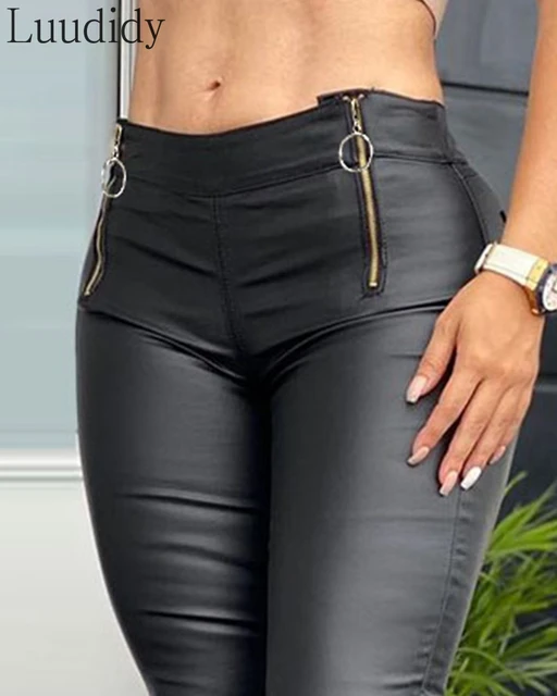 Ora Faux Leather Leggings Black | Cilento Designer Wear