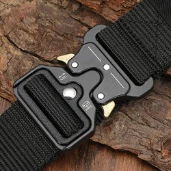 125-140long big size Belt Male Tactical military Canvas Belt Outdoor Tactical Belt men's Military Nylon Belts Army ceinture hom