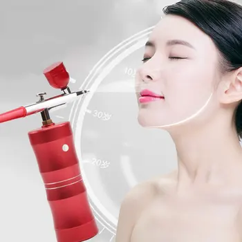 

Adjustable Home Wireless Rechargeable Face Facial Steamer Handheld Mini High Pressure Red Moisturizing Compressor Sprayer