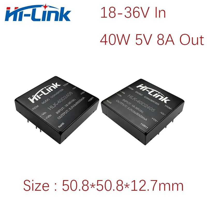 18 36 в до 5 В 8A 40 Вт Выход DC Модуль преобразователя Hi Link dcdc модуль изоляции HLK