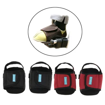 

Wheelchair Footrest Restraint Shoes, Adjustable Wheelchair Foot Pedal Strap Belt, Fixed Safety Shoes for Eldely Disabled - Black