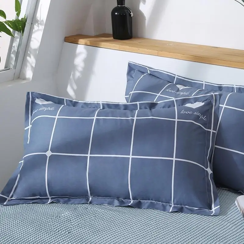

2pcs Pillowcases Plaid Pillow Cover Decorative Bedding Pillow Case Cover Rectangle Pillow Cover Home 30x50cm Princess Pillowcase