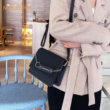 

Casual Messenger Bag Women Splicing Color Chain Shoulder Crossbody Handbags Small Messenger Crossbody Bag Ladies Zipper Handbags