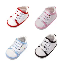 4 цвета, для малышей, повседневные, на шнуровке, кроссовки с мягкой подошвой, для детской кроватки 0-18 месяцев