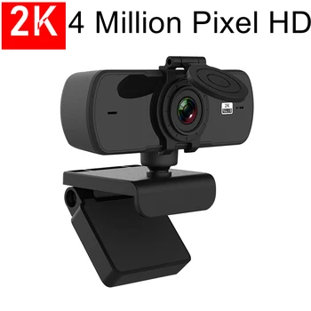

2K Full HD Webcam 30fps Autofocus Web Camera For PC Computer Built in Microphone Cover Webcams For Live Broadcast Work Teching
