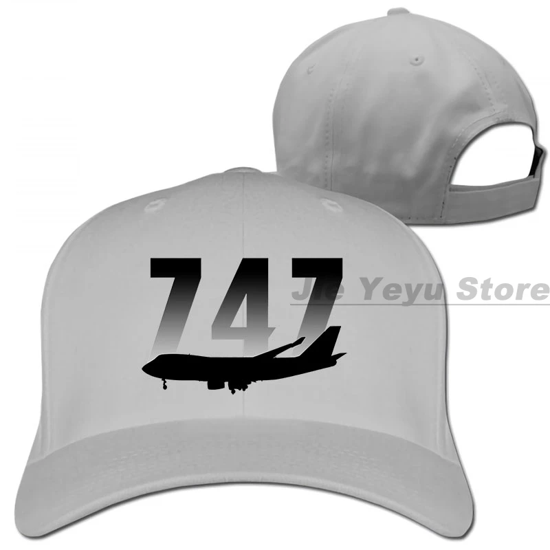 747 Baseball cap men women Trucker Hats fashion adjustable cap - Цвет: 1-Gray