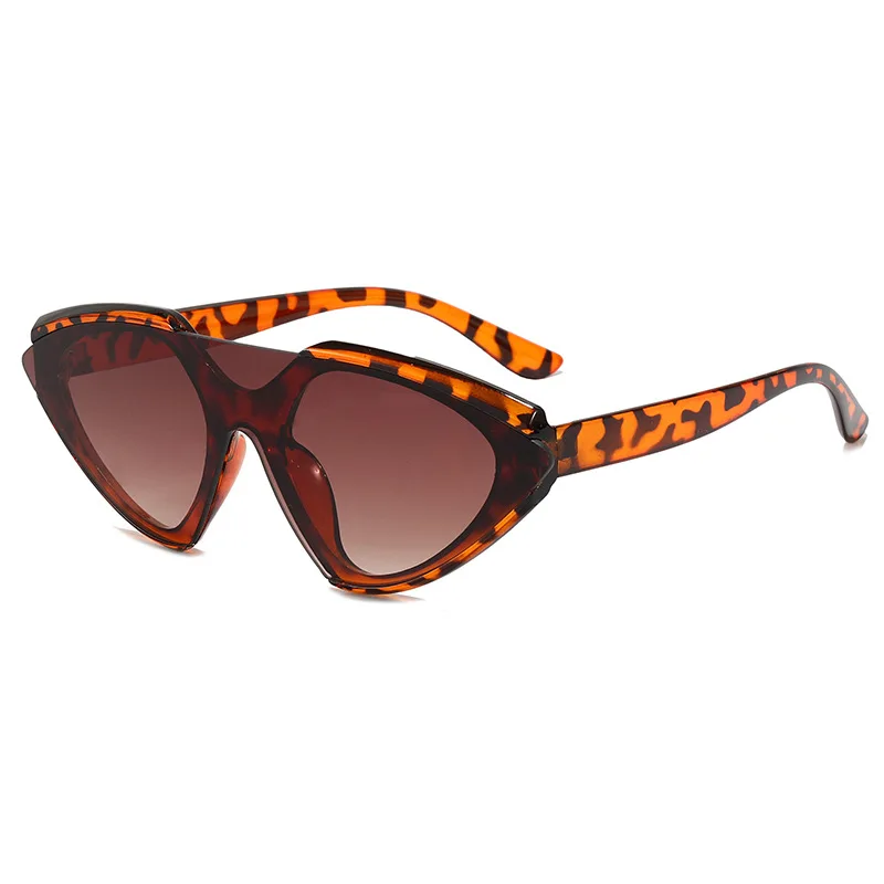 

One Piece Lens Retro Sunglasses for Women Leopard Frame Men Female Sun Glasses Cat Eye Party Accessories New Year Gift