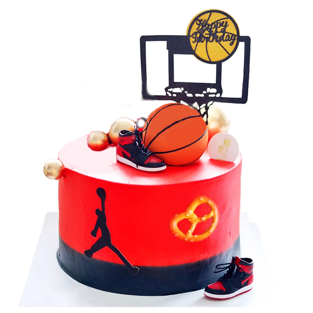 Mini Basketball Hoop Shoe Cake Topper For Kids Birthday Decoration Festiavl Decorating Tools 4pcs Set Love Gift Party Supply Cake Decorating Supplies Aliexpress