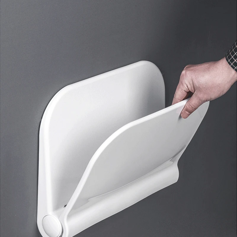 Ecofresh stool for shower Bathroom folding seat Wall stool Bath wall stool Elderly toilet stool Shoe changing stool wall chair 3