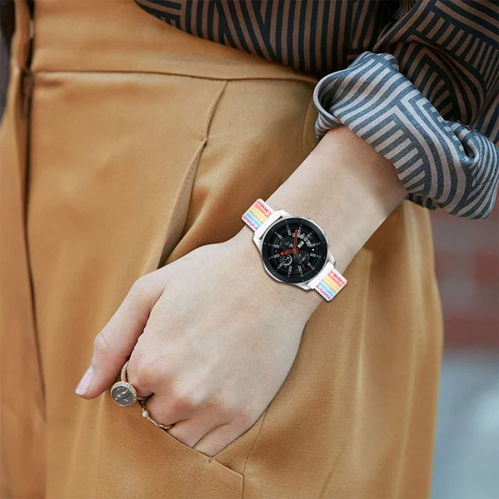 Нейлоновая петля ремешок для часов сменный Браслет для samsung Galaxy Watch 42/46 мм NC99