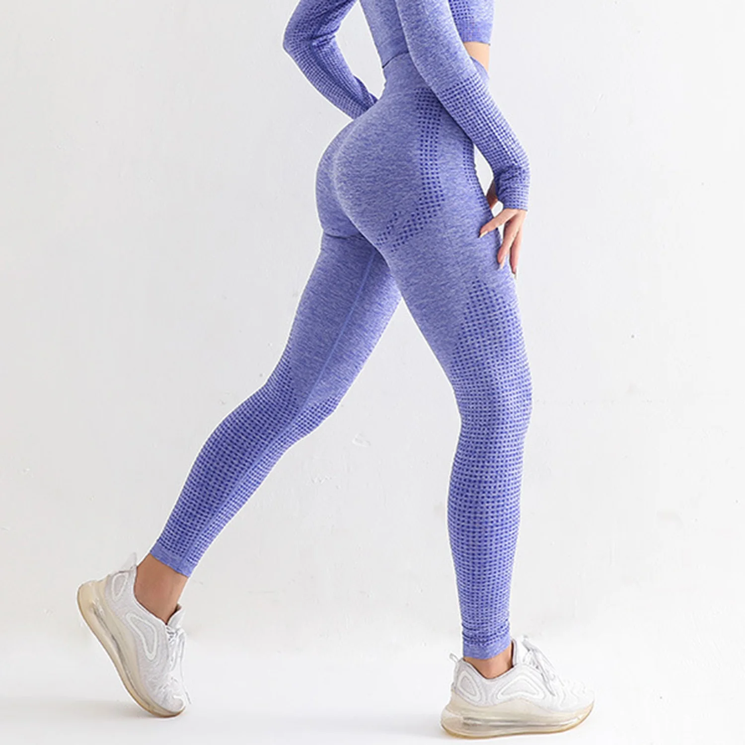 

Леггинсы женские бесшовные для фитнеса и йоги, спортивная одежда с высокой талией, с эффектом пуш-ап