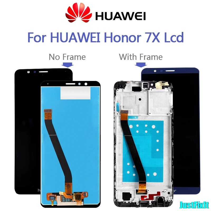 Замена экрана для huawei Honor 7X BND-AL10 BND-L21/L22 ЖК-дисплей сенсорный экран тест хороший дигитайзер сборка