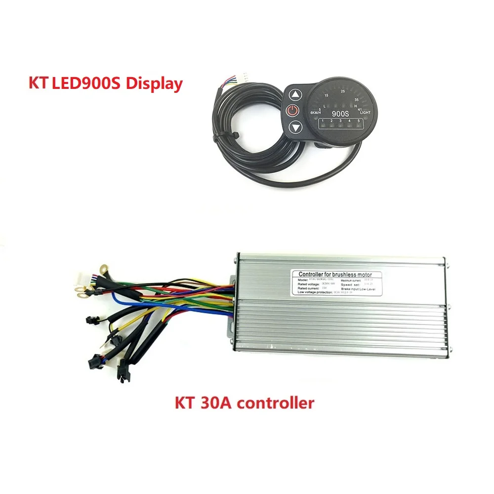 Schuck KunTeng контроллер KT 48V 30A 12 Mosfets аксессуары для электрического велосипеда KT ЖК-дисплей Ebike компьютерная панель Ebike дисплей