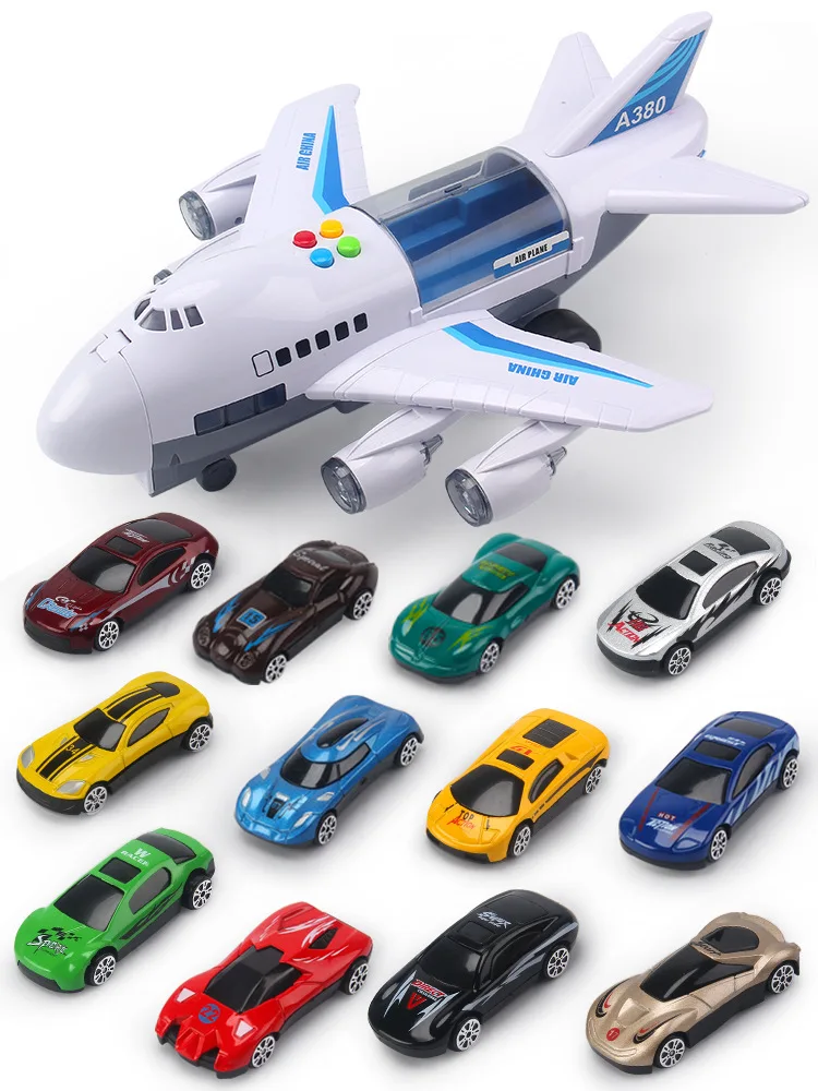 Детская игрушка детская модель ультра-игрушка автомобиль мальчик самолет большой размер музыка инерция унисекс самолет эффективный падение-устойчивость