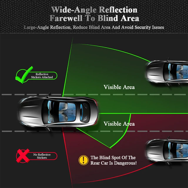 Autokofferraum Reflektor Aufkleber Warn Sicherheitsband Auto reflektierende  Aufkleber Nacht Warnung Sicherheit Fahren Auto Dekoration Zubehör