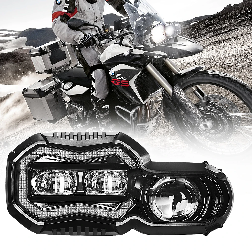 Faros LED 110W para motocicleta, de faro para BMW F650GS, F700GS, F800GS, ADV Adventure, | - AliExpress