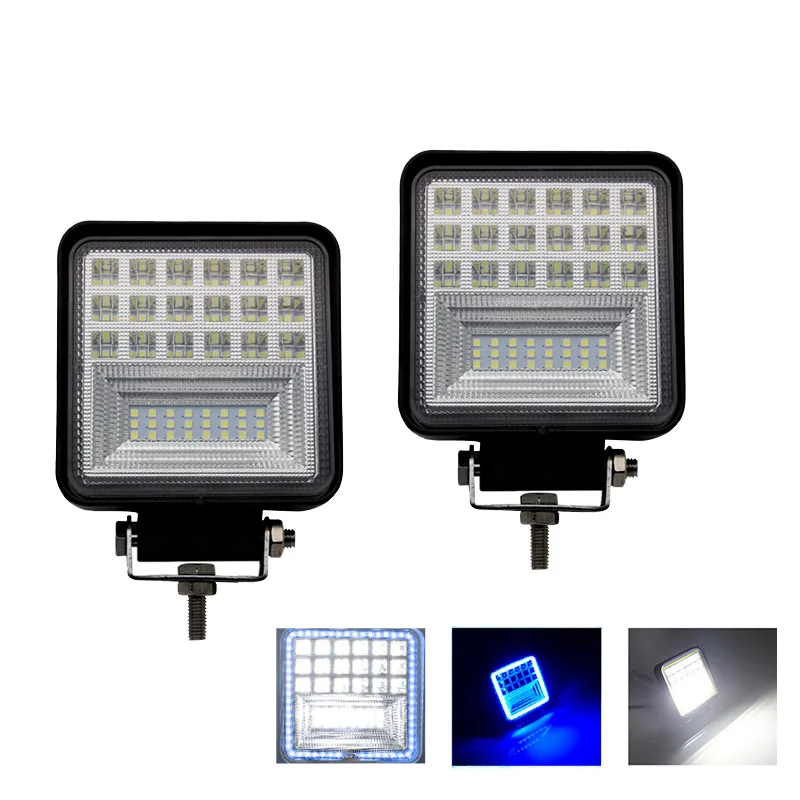 

GZKAFOLEE 120W 4x4 Led Light bar Spot Flood Combo Offroad LED headlight For SUV Truck Tractor ATV 24V LED Bar 12V Working Light