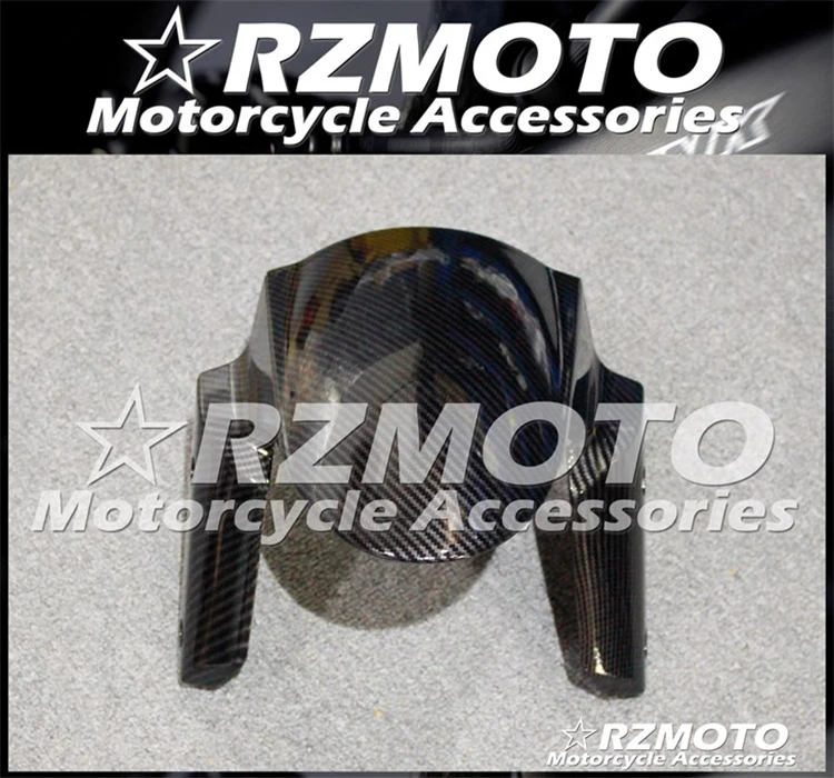 Подходит для Kawasaki ZX10R 10R- углеродное волокно краска переднее крыло брызгозащищенное Грязевое переднее крыло обтекатель