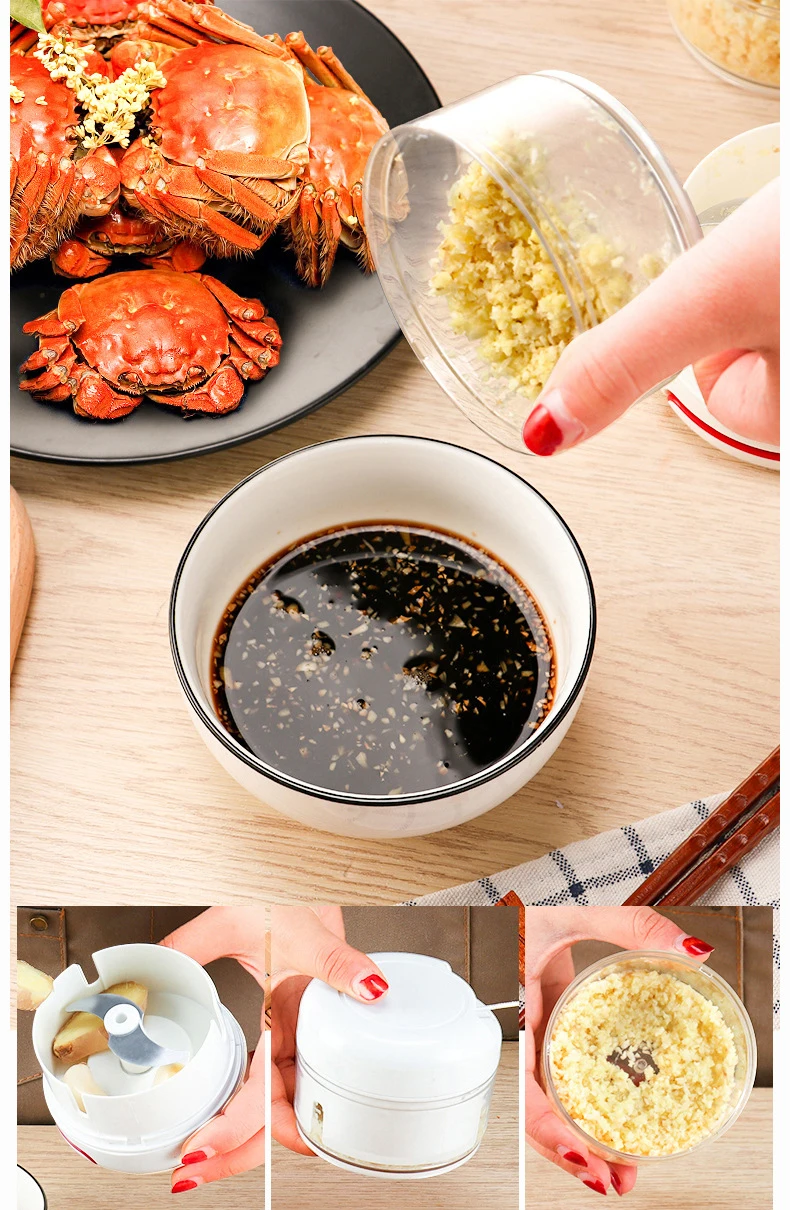 Garlic Press Garlic Mincer Garlic Chopper MultipurposVegetable Cutter Potato Masher Home Gadget Crusher And Dicer Kitchen Gizmo