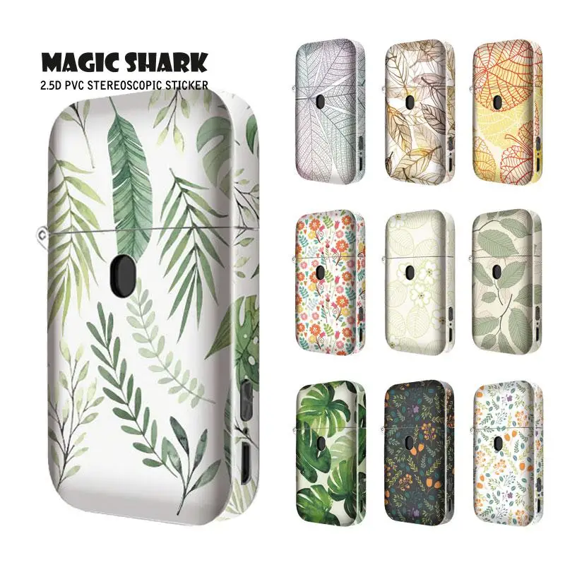Magic Shark Beautiful Fashion Leaf Flower No Fade Waterproof Case Pod Vape Sticker Wrap Film for AURORA PLAY | Мобильные телефоны и