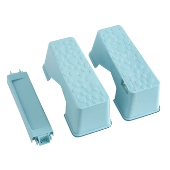 

Toilet Stool Plastic Squatting Stool Fits All Toilets and Bathroom Thicker Detachable Toilet Stool Saves Space in the Bathroom a