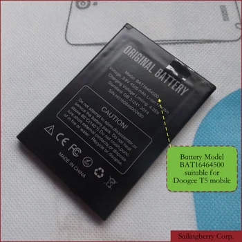 

Battery suitable for DOOGEE mobile T5 with battery model BAT16464500