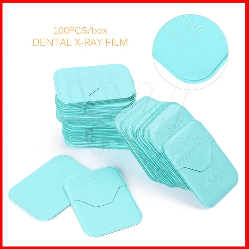Dimensioni della pellicola a raggi X per radiografo dentale 3 cm x 4 cm per macchina scanner per lettori 100 pezzi - immagine 4