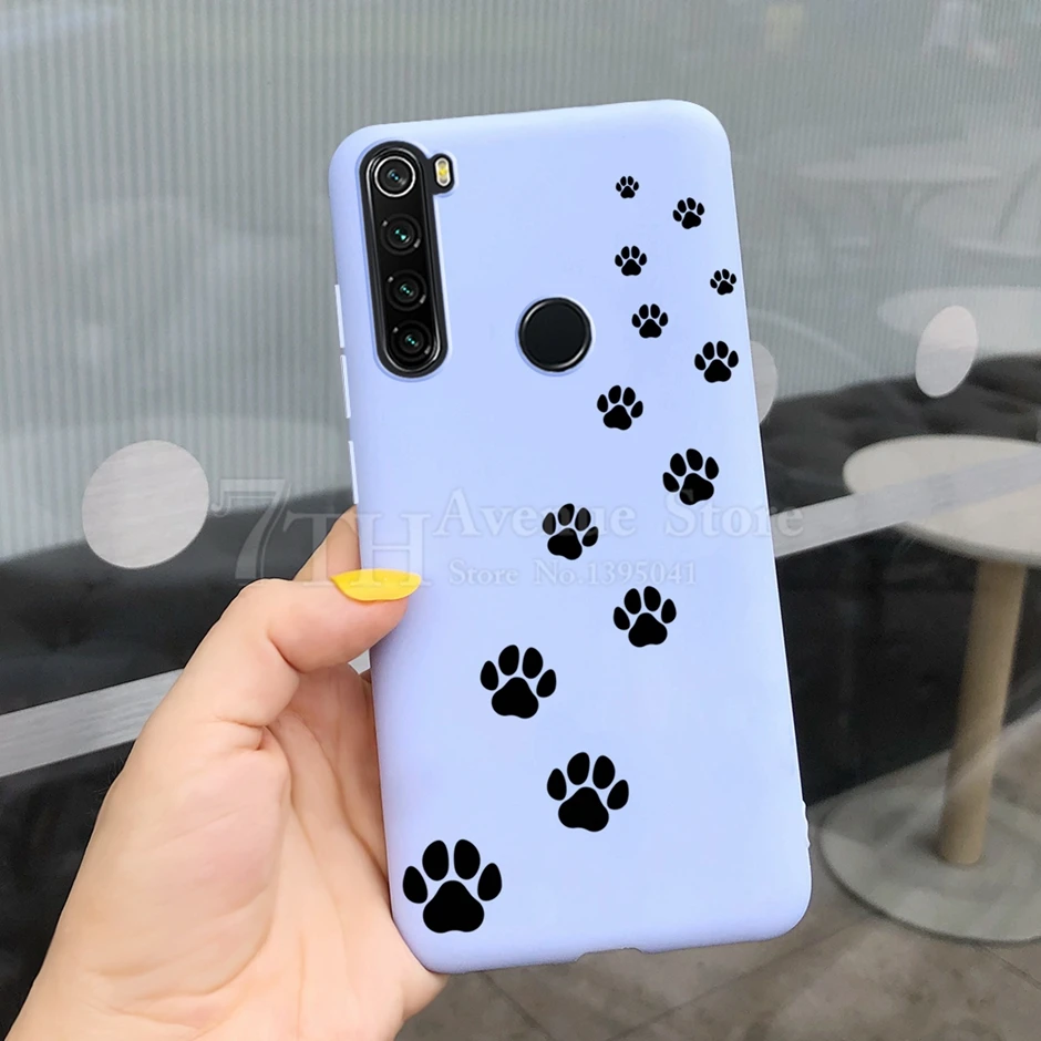 xiaomi leather case handle Dễ Thương Mèo Hoạt Hình Dành Cho Xiaomi Redmi Note 8 Ốp Lưng Redmi Note 8 T Kẹo Ốp Lưng Silicone Dùng Cho Redmi note8 Pro 8 T Mềm Capas best flip cover for xiaomi