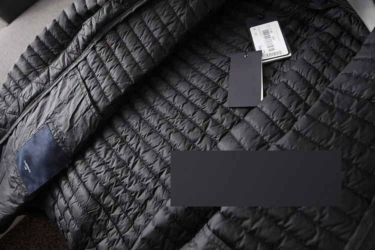 802cy This out Is Your Loss High-End мужской тонкий пуховик с воротником-стойкой