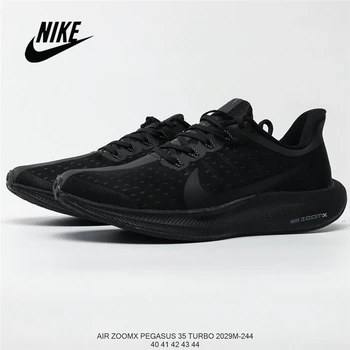 

Original Nike Zoom Pegasus 35 Turbo Pegasus Technology Running Shoes Men's Size 36-45 Black color