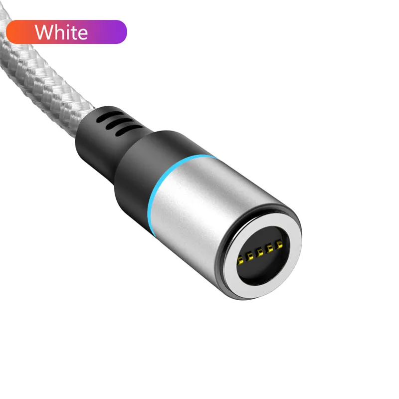 1 м 2 м Магнитный Micro USB кабель для iPhone X XS samsung Android Phone 3A Быстрая зарядка usb type C кабель магнитное зарядное устройство провод шнур - Цвет: No Plug only Cable