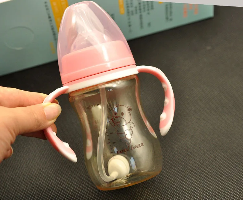 180 мл для ухода за младенцем, соска BottleBaby штаны на подгузник для младенцев без добавления бисфенола А широкий Калибр молочная бутылочка для кормления с противоскользящей ручкой для кормления