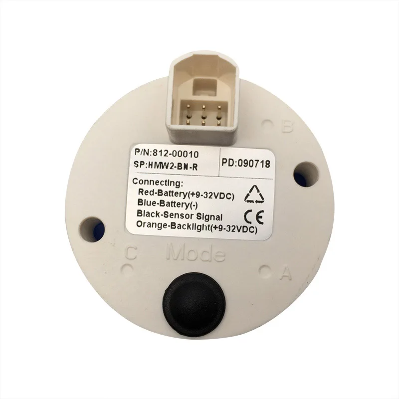 Датчик уровня воды Универсальный 52 мм сигнал Регулируемый 0-190ohm/240-33ohm Водонепроницаемый 8 цветов подсветки 9~ 32V Автомобиль Мотоцикл яхта