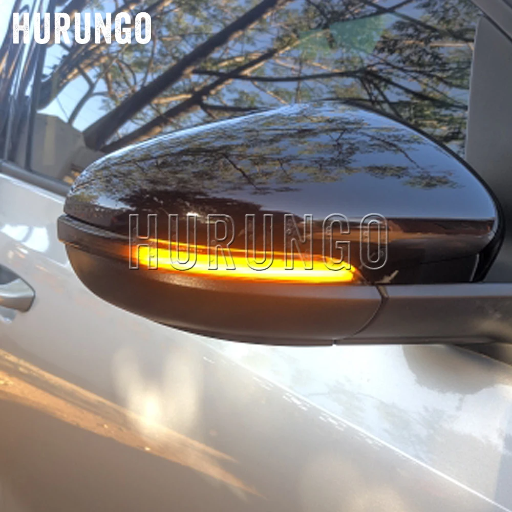 2 шт. Динамический указатель поворота на боковое зеркало для VW Golf MK6 GTI 6 R line Touran