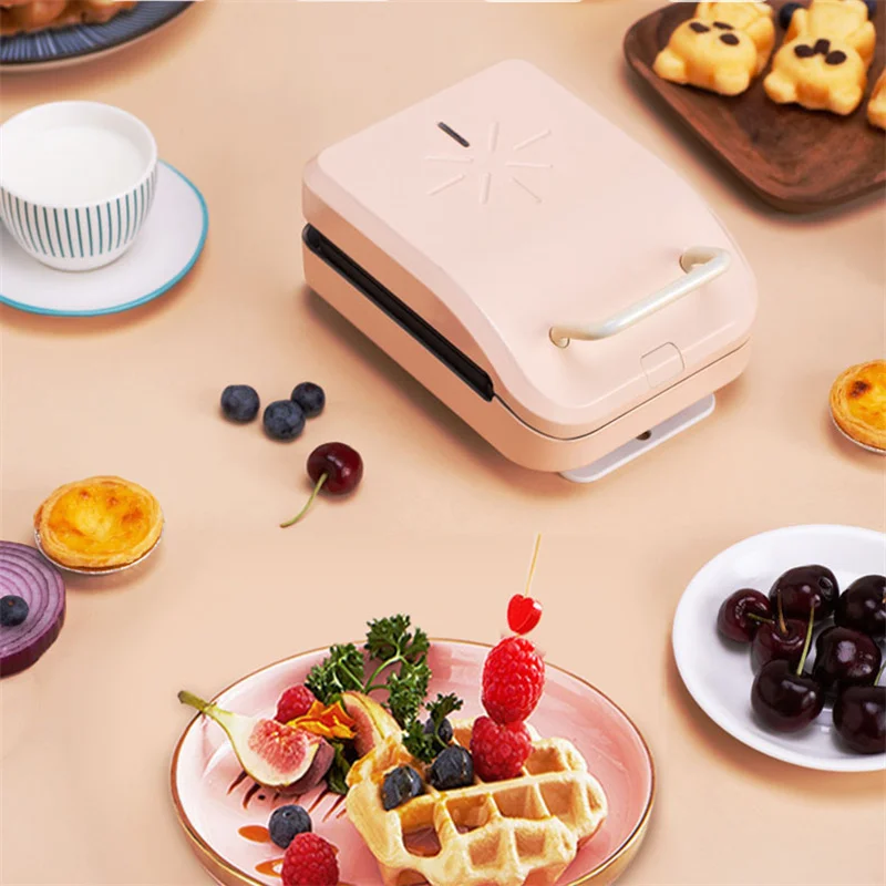 Electric Waffle Maker Sandwich Maker Us Plug Mini Donut - Temu