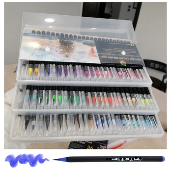 

72 Colors Marker Set For Painting Draw watercolor brush pens