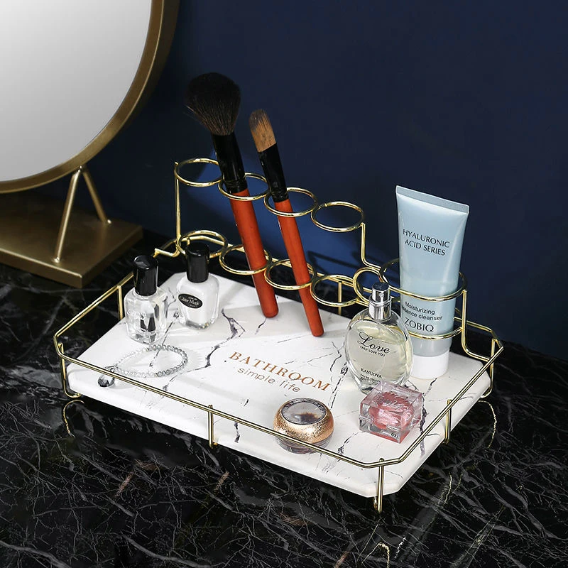 Natural Diatomite Bath Storage Shelf Keep-dry Mildewproof for Daily Bathroom Makeup & Mouthcup Toothpaste Toothbrush Iron Holder |