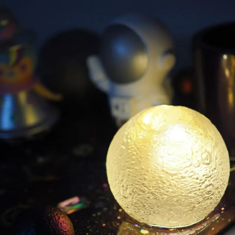 DIY Epoxy UV Resin Glue Mould Crater Hole Planet Surface Silicone Mold