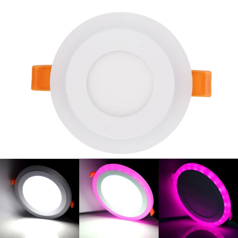 매립형 원형 및 사각형 LED 천장 조명, LED 드라이버 LED 실내 조명, 6W, 9W, 16W, 24W, 무료 배송