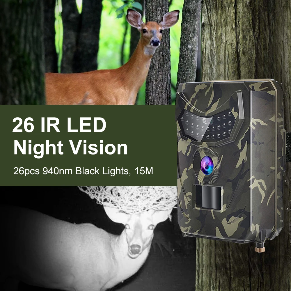 Камера ночного видения для охоты, уличная Водонепроницаемая IP56 камера s 1080P 12MP фото 940NM фото видеокамера для дикой природы