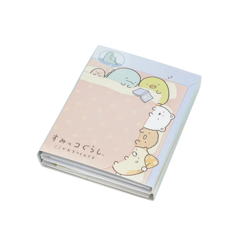 Sumikko Gurashi 6 складной блокнот для заметок милые Липкие закладки для блокнота этикетки канцелярские наклейки подарок школьные принадлежности - Цвет: 03